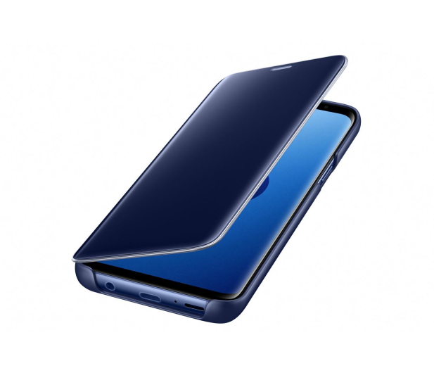 Samsung Clear View Standing Cover do Galaxy S9 Blue - 404406 - zdjęcie